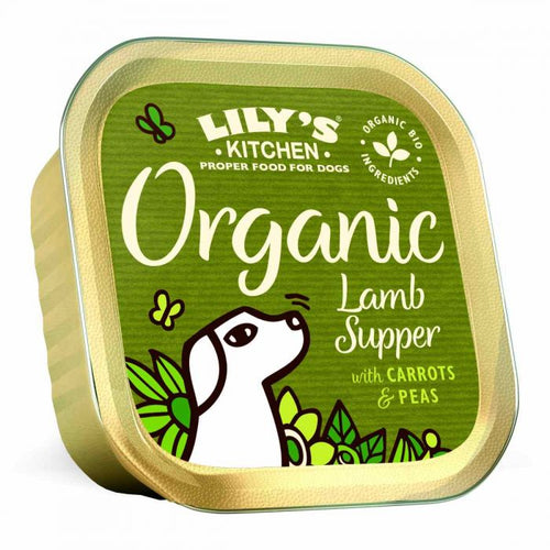 Lily's Kitchen Organic Lamb Supper with Carrots and Peas for Dogs