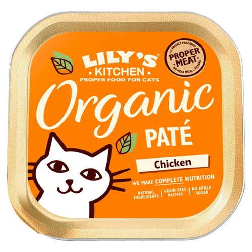 Lilys Kitchen Organic Chicken Pate for Cats