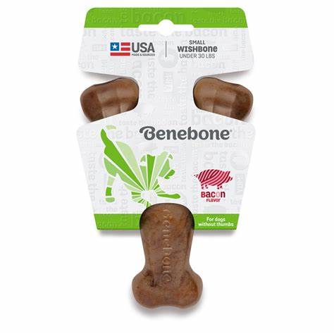 Benebone Wishbone Bacon Dog Chew
