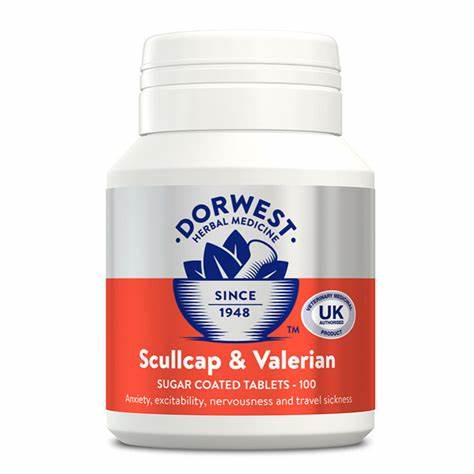 Dorwest Scullcap & Valerian Tablets