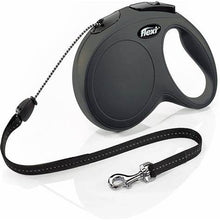 Load image into Gallery viewer, Flexi New Classic Cord Leashes Black