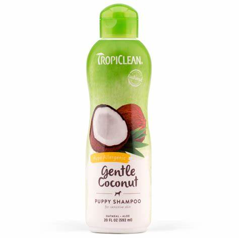 TropiClean Gentle Coconut Hypoallergenic Shampoo For Puppy and Cats