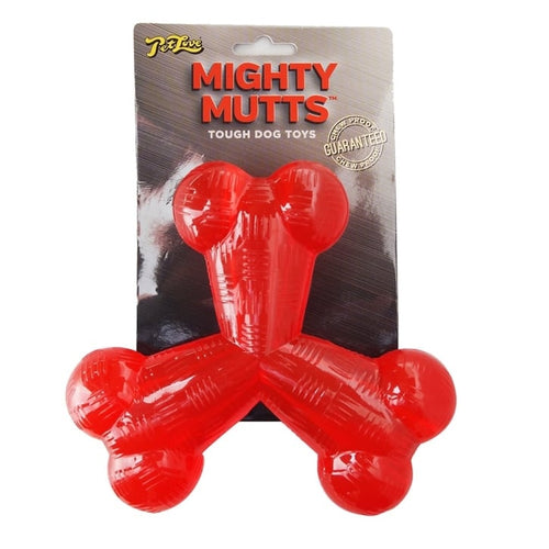 PetLove Mighty Mutts Tough Tri-Bone Dog Toy