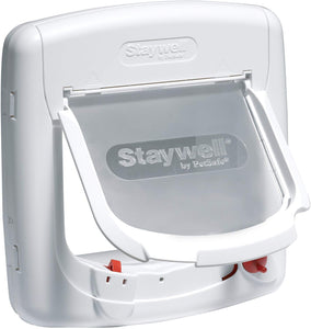 Staywell Magnetically Operated 400 Cat flap White