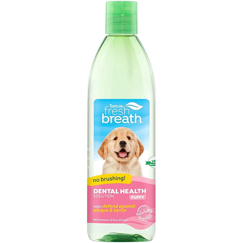 TropiClean Dental Health Solution Breath Freshener For Puppies