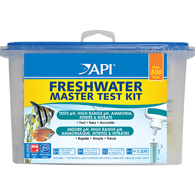 Fish aquarium store water test kit