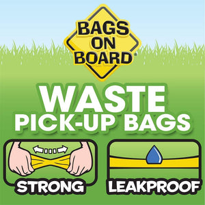 Bags on Board Poop Pick-Up Bags Various Colours