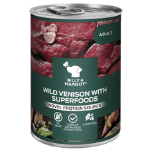 Load image into Gallery viewer, Billy + Margot Venison Superfood Dog Wet Food