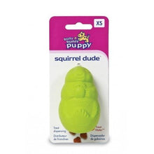 Load image into Gallery viewer, Busy Buddy Squirrel Dude Treat Dispenser For Dogs and Puppies