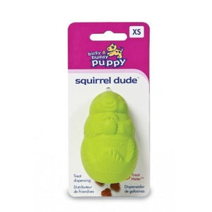 Busy Buddy Squirrel Dude Treat Dispenser For Dogs and Puppies