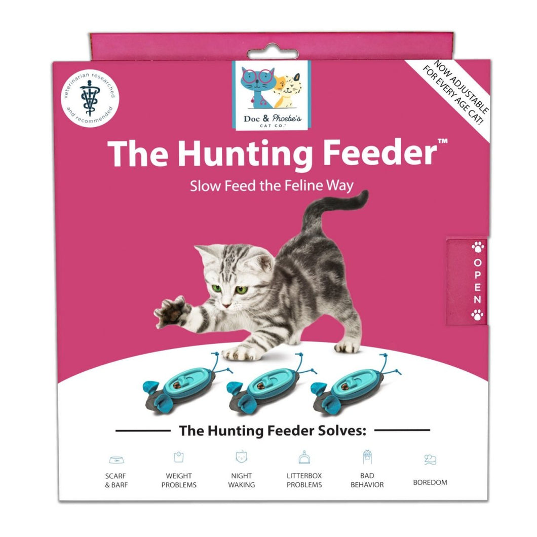 Doc & Phoebe Interactive Indoor Hunting Cat Feeder