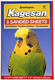 Kagesan Sanded Sheets For Birds Cage