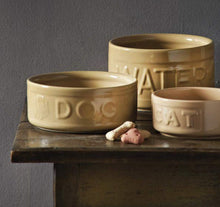 Load image into Gallery viewer, Mason Cash Cane Lettered Water Bowl For Dogs Varios Sizes
