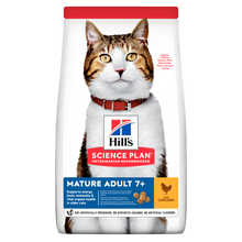 Load image into Gallery viewer, Hill&#39;s Mature Adult 7+ Cat Dry Food Chicken