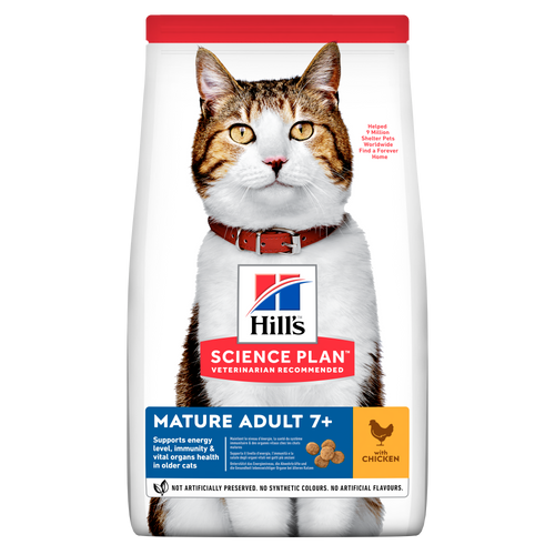 Hill's Mature Adult 7+ Cat Dry Food Chicken