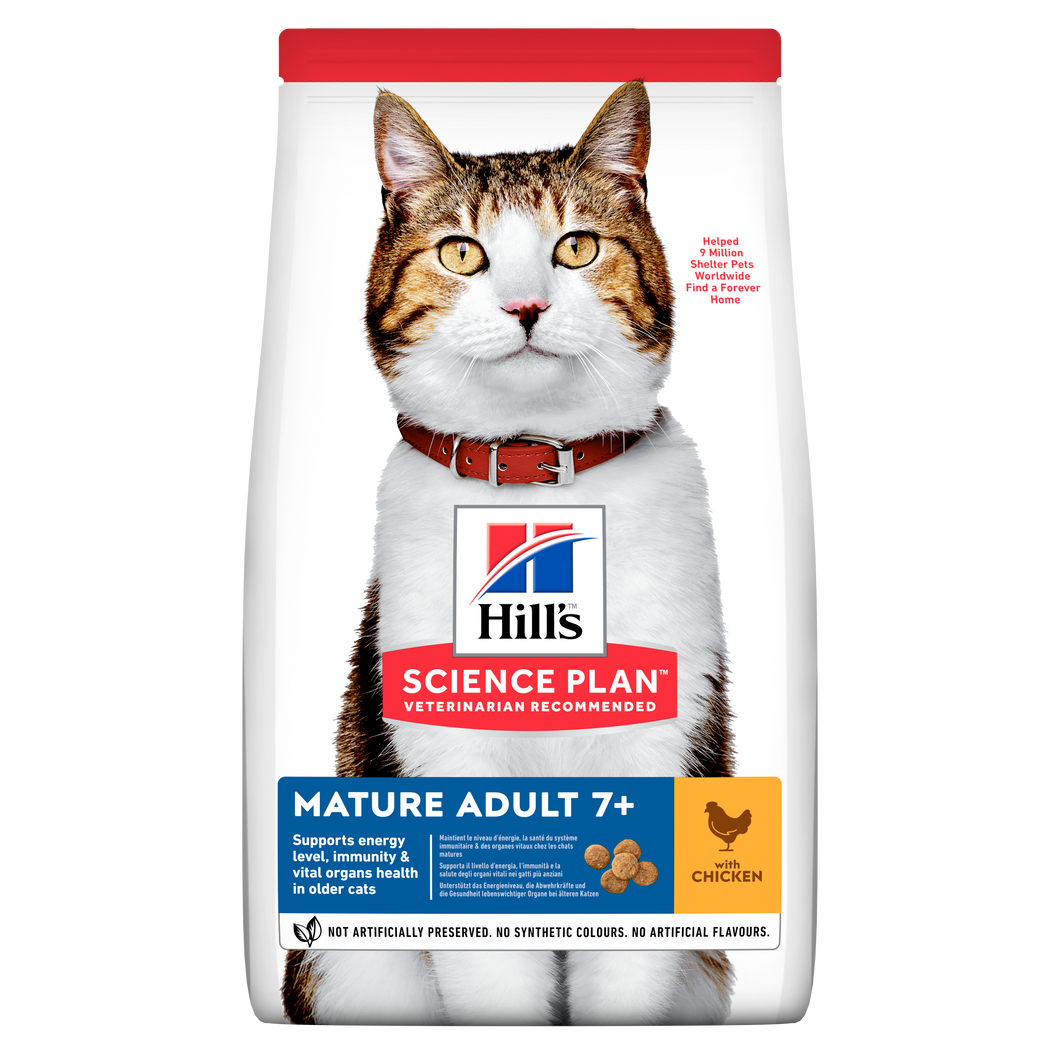 Hill's Mature Adult 7+ Cat Dry Food Chicken