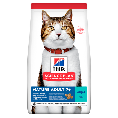 Hill's Mature Adult 7+ Cat Dry Food Tuna
