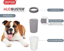 Load image into Gallery viewer, Dexas MudBuster Silicone Paw Washer Light Grey Dogs