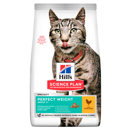 Hill's Adult Perfect Weight Chicken Cat Dry Food