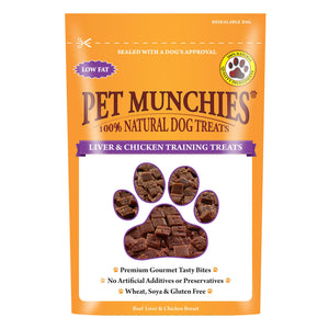 Pet Munchies Training Treats Dogs Various Pack Sizes & Flavour