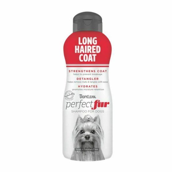 TropiClean Perfect Fur Long Haired Coat Shampoo For Dogs
