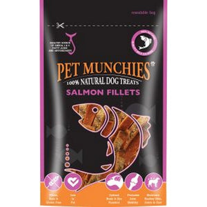 Pet Munchies Salmon Treat Dog Chews Various Flavours