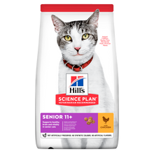 Load image into Gallery viewer, Hill&#39;s Senior 11+ Cat Dry Food Chicken