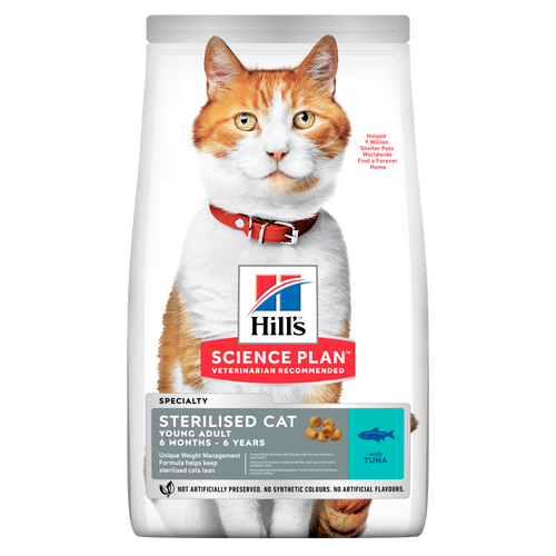 Hill's Young Adult Sterilised Cat Dry Food Tuna