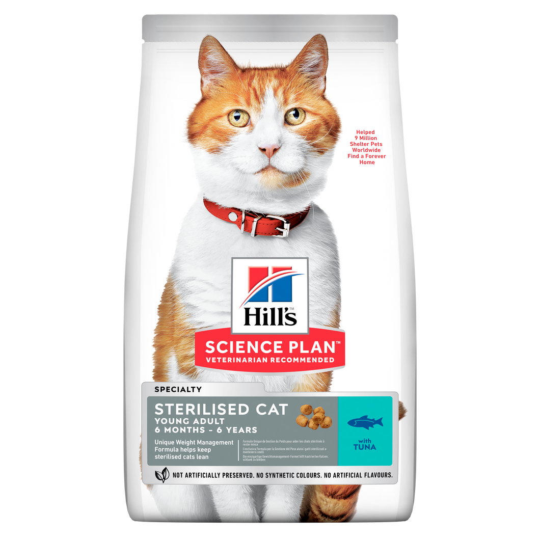 Hill's Young Adult Sterilised Cat Dry Food Tuna