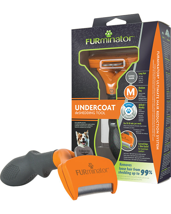 Furminator Undercoat Deshedding Tool For Long Hair Medium Dog