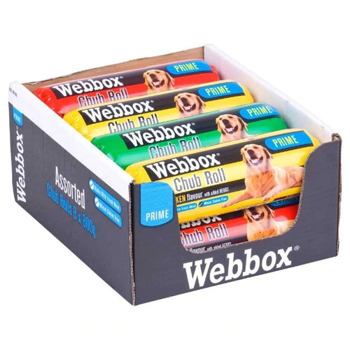 Webbox Assorted Fresh Meat Chubs Dog Food