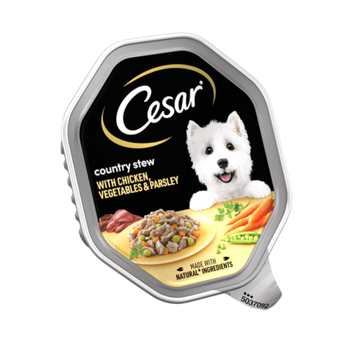 Cesar Country Stew with Chicken and Vegetable in Gravy Dog Wet Food 14 x 150g
