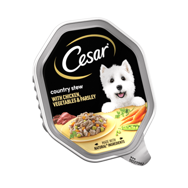 Cesar Country Stew with Chicken and Vegetable in Gravy Dog Wet Food 14 x 150g